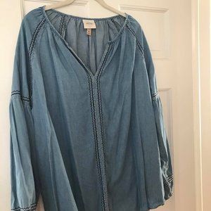Denim tunic